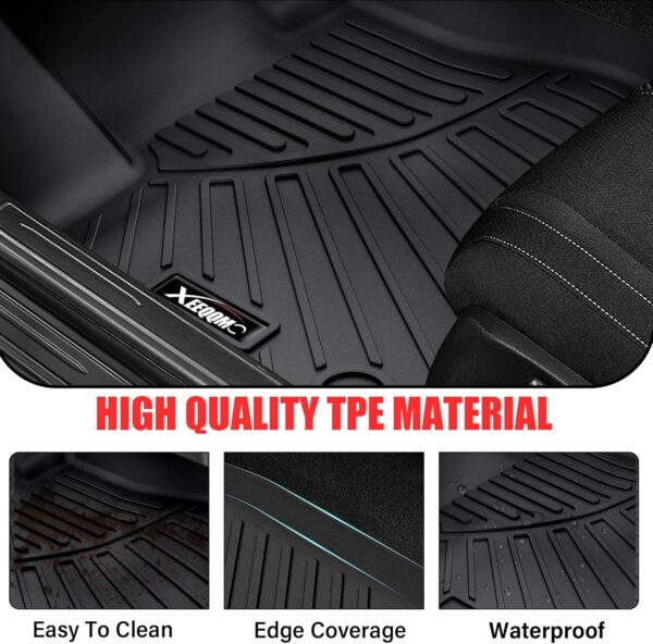 Durable Floor Mats for Dodge Durango 2016-2024, 6 Seats