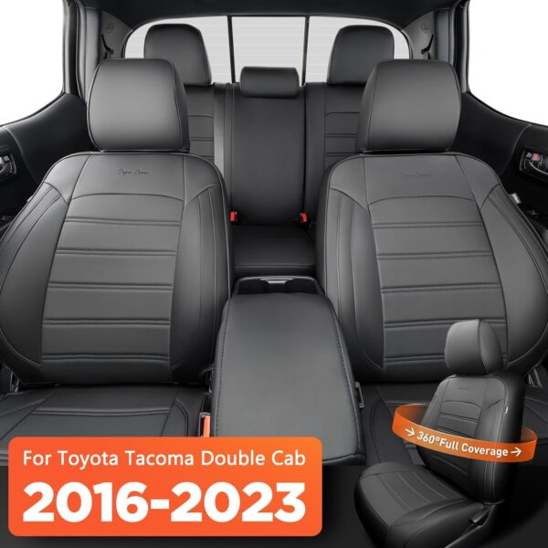 Toyota Tacoma 2016-2023 Super Cover Seat Covers Black