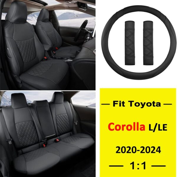 Toyota Corolla 2020-2024 GIANT PANDA Seat Covers Full Set