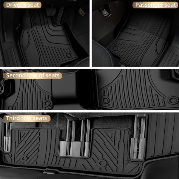 Mazda CX-9 2016-2024 Custom All Weather Floor Mats