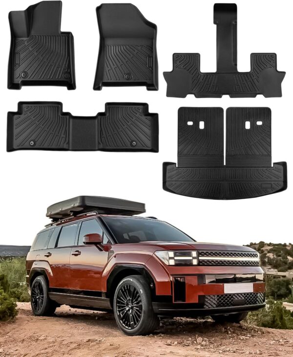 Hyundai Santa Fe 2024-2025 All Weather Floor Mats