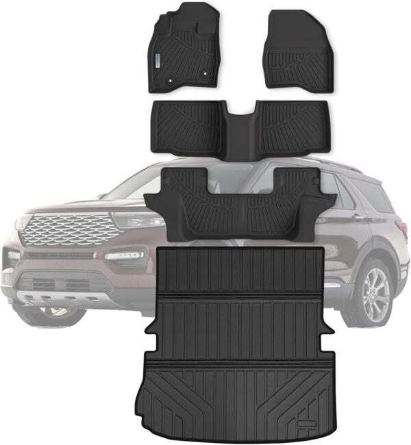 Ford Explorer 2017-2019 Custom All Weather Floor Mats