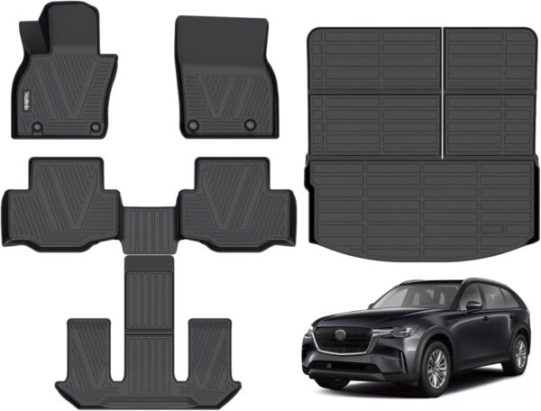 Mazda CX-90 2024 Custom All Weather Floor Mats