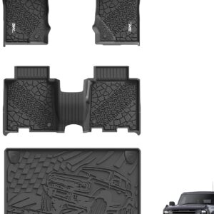Custom Fit Floor Mats for 2021-2024 Ford Bronco 4 Door