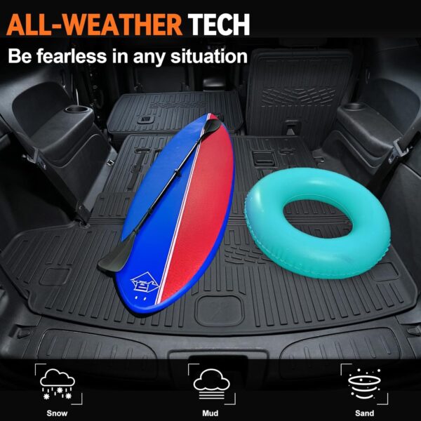 Dodge Durango 2016-2025 Custom All Weather Floor Mats