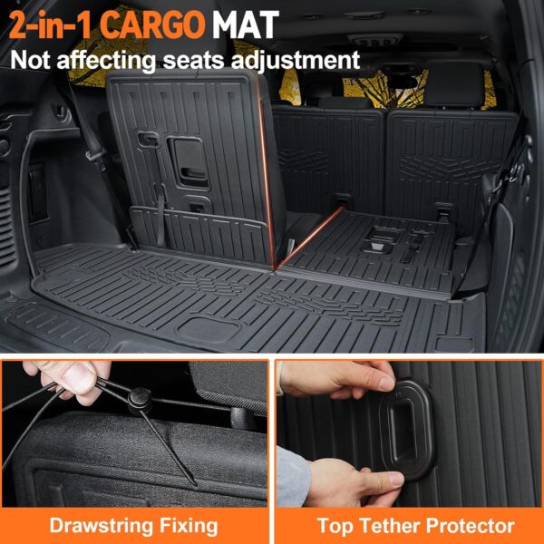 Dodge Durango 2016-2025 Custom All Weather Floor Mats