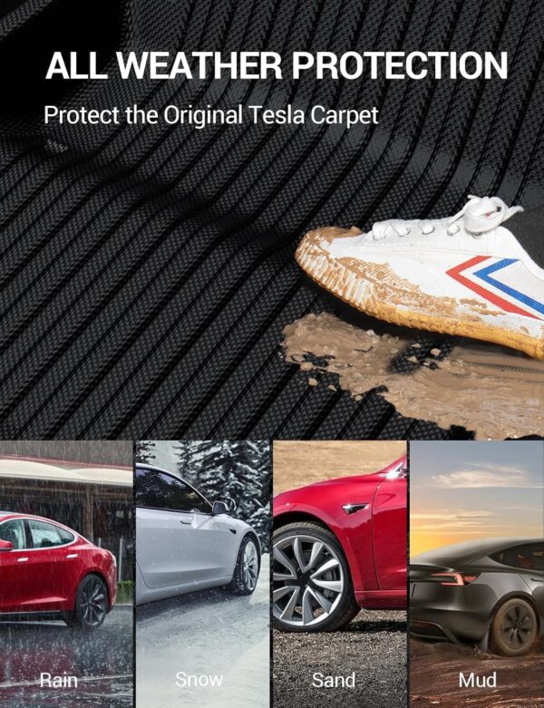 Tesla Model 3 2024 Custom All Weather Floor Mats