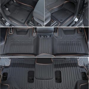 Dodge Durango 2016-2025 Custom All Weather Floor Mats
