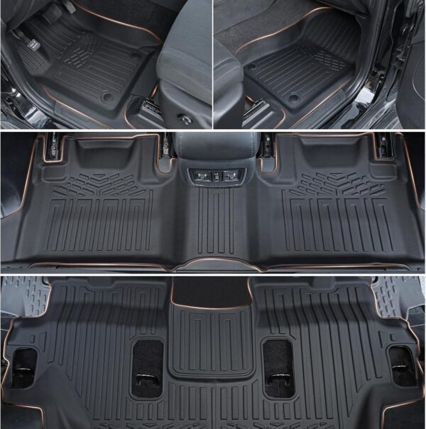 Dodge Durango 2016-2025 Custom All Weather Floor Mats