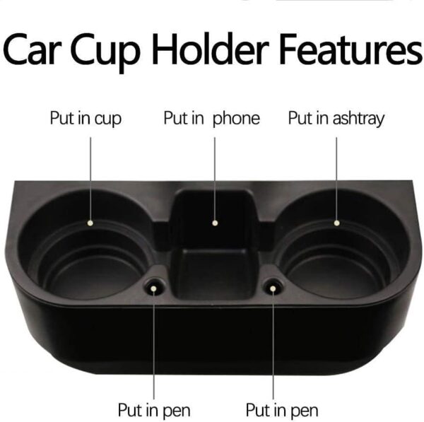 Multifunction Car Seat Cup Holder for Phones and Drinks