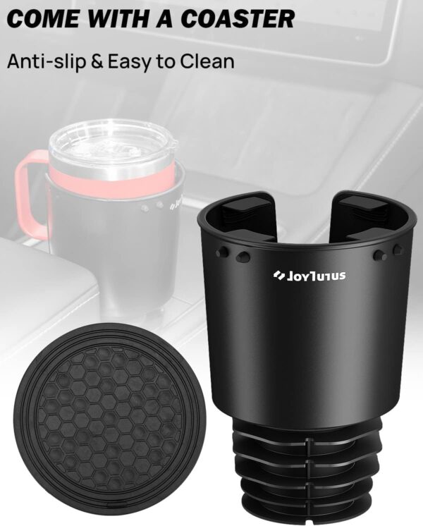Upgraded Car Cup Holder Expander with Offset Base