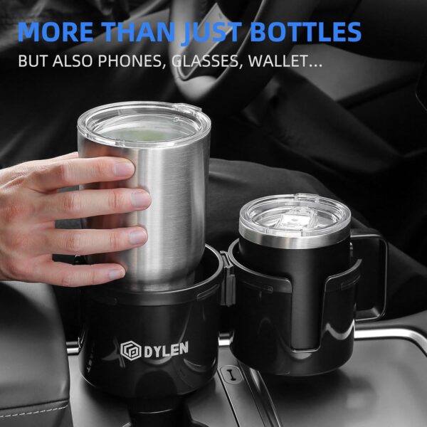 DYLEN Car Cup Holder Expander for Large Bottles & Mugs