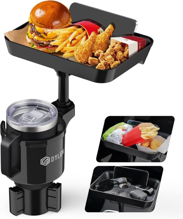 DYLEN Car Cup Holder Tray for Eating & Drinking