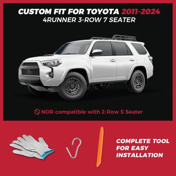 Toyota 4Runner 2011-2024 Custom Fit Leather Seat Covers