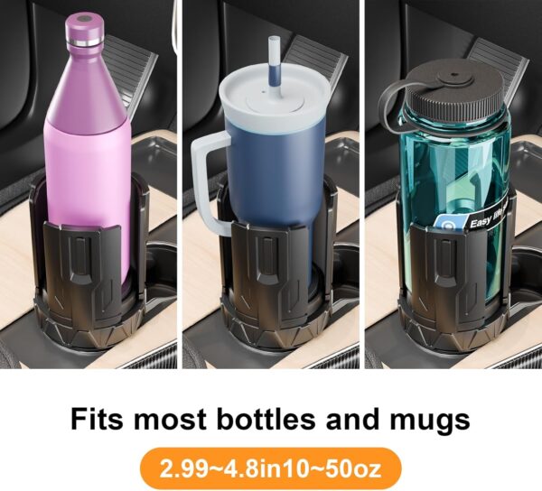 Automatic Cup Holder Expander for Large Bottles & Tumblers