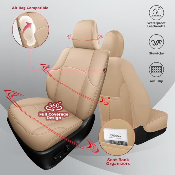 Toyota 4Runner 2011-2024 Custom Fit Leather Seat Covers