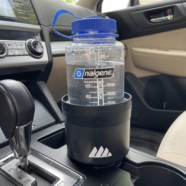 Car Cup Holder Expander for Large Bottles, Adjustable Base