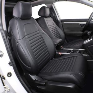 Honda CRV 2015-2016 EKR Custom Fit Leather Seat Covers Black