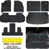 Chevy Traverse 2024 Custom All Weather Floor Mats, 7 Seats