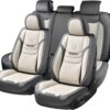 Toyota Camry Coverado Gray Leather Seat Covers Full Set