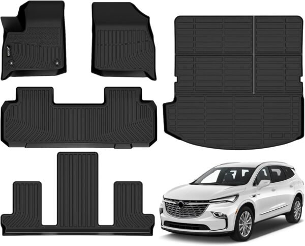 Buick Enclave 2018-2024 Custom All Weather Floor Mats