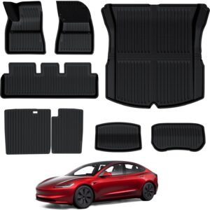 Tesla Model 3 2024 Custom All Weather Floor Mats