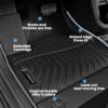 Ford Explorer 2020-2025 Custom All Weather Floor Mats