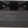 Leather Car Cup Holder & Organizer for Coins, Phone – Black