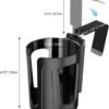 Large Car Door Cup Holder, Adjustable for Any Bottle Size