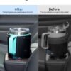 Upgraded Car Cup Holder Expander with Offset Base