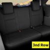 Toyota Highlander 8 Passenger 2020-2024 Seat Covers Black