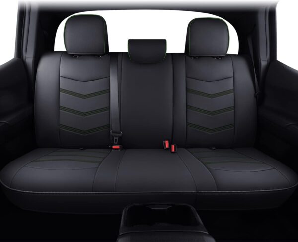 Toyota Tacoma 2005-2023 Seat Covers Black-Green