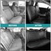 Honda Civic 2023-2025 Leather Seat Covers Black Full Set