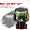 Integral Mug Integrator Expanding Coffee Mug Holder for Car