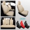 Toyota Camry 2012-2017 Custom Leather Seat Covers Beige