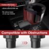 Adjustable Car Cup Holder Expander with Offset Option