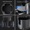 UNIWA 2-in-1 Car Cup Holder Expander & Adapter