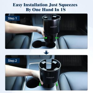 Adjustable Car Cup Holder Expander for Large Bottles