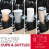 Car Cup Holder Tray & Expander – Meal & Drink Holder
