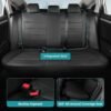 Honda Civic 2023-2025 Leather Seat Covers Black Full Set