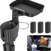 Upgraded 4-in-1 Car Cup Holder Expander with Tray Table