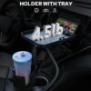 Versatile 2-in-1 Cup Holder & Food Tray for Car Travel