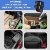 Multifunctional 2PCS Car Cup Holder & Organizer (Black)