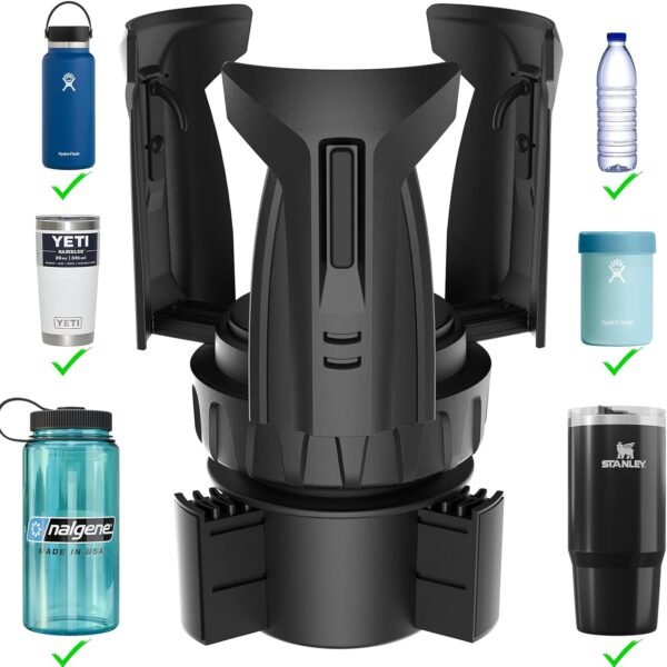 Automatic Car Cup Holder Expander for Large Bottles