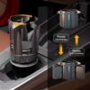 Automatic Car Cup Holder Expander for Large Bottles