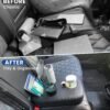 PU Leather Car Cup Holder Expander Tray for All Vehicles