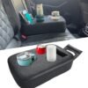 PU Leather Car Cup Holder Expander Tray for All Vehicles