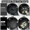 Universal Non-Slip Silicone Car Cup Holder Coasters, 4 Pack