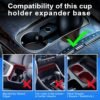 Automatic Car Cup Holder Expander for Large Bottles